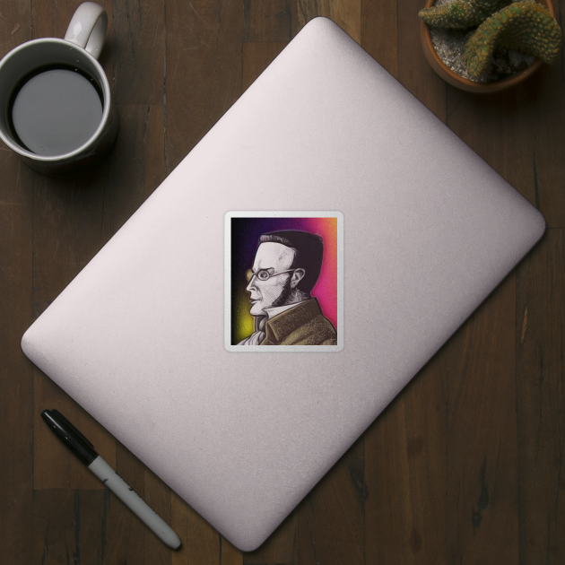 Max Stirner Portrait | Max Stirner Artwork 14 by JustLit